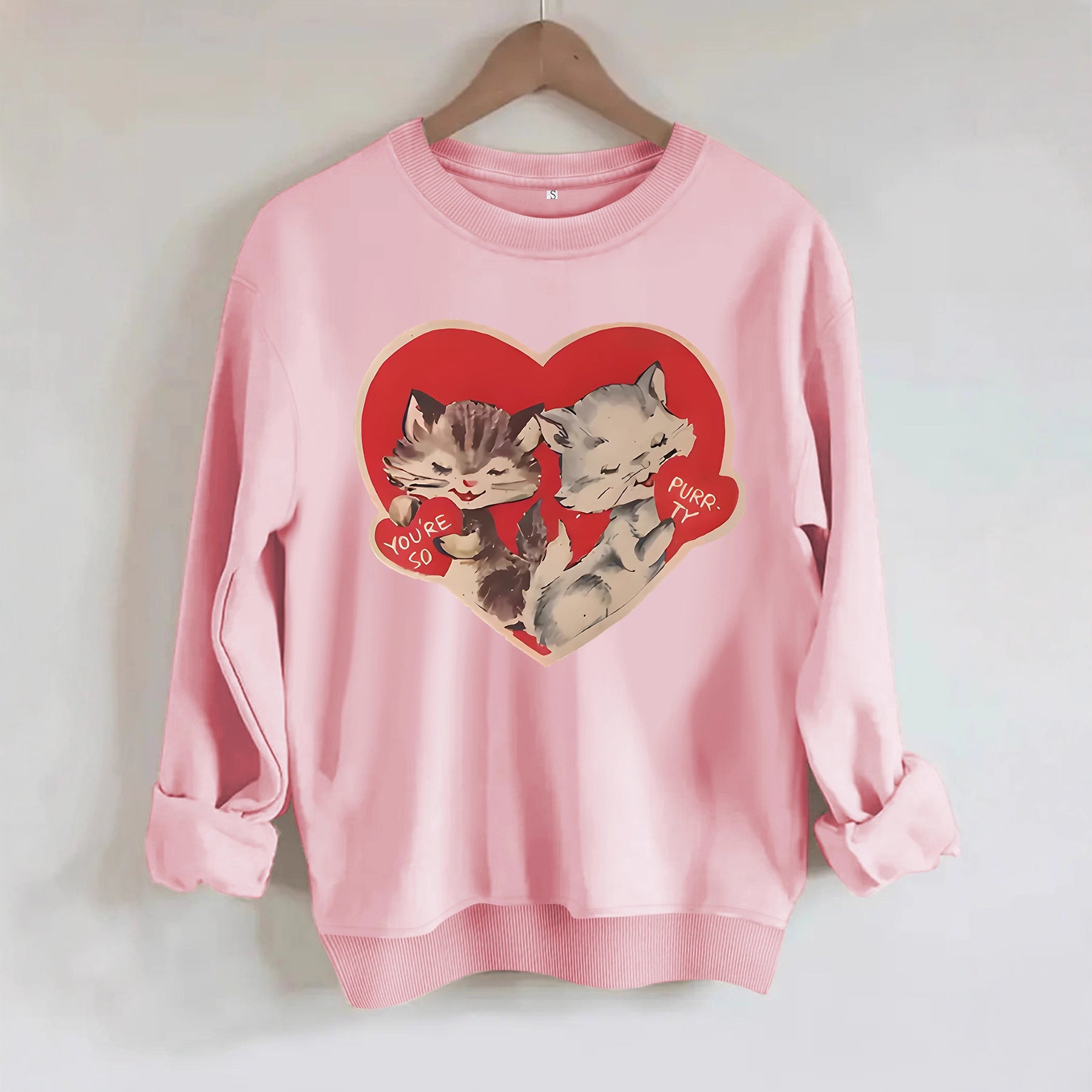 Hoodie cat print