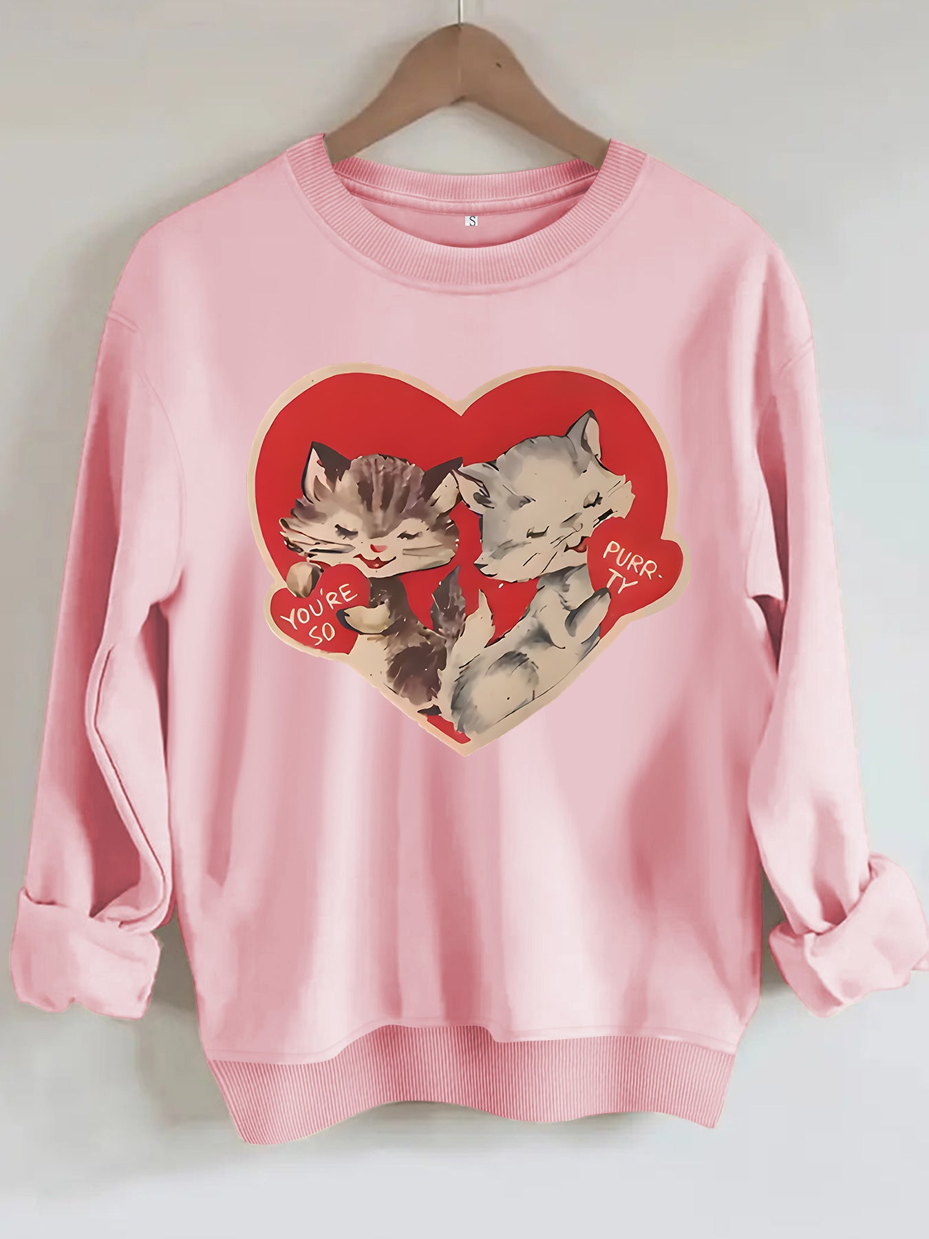Hoodie cat print