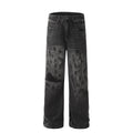 Cat whiskers ripped jeans