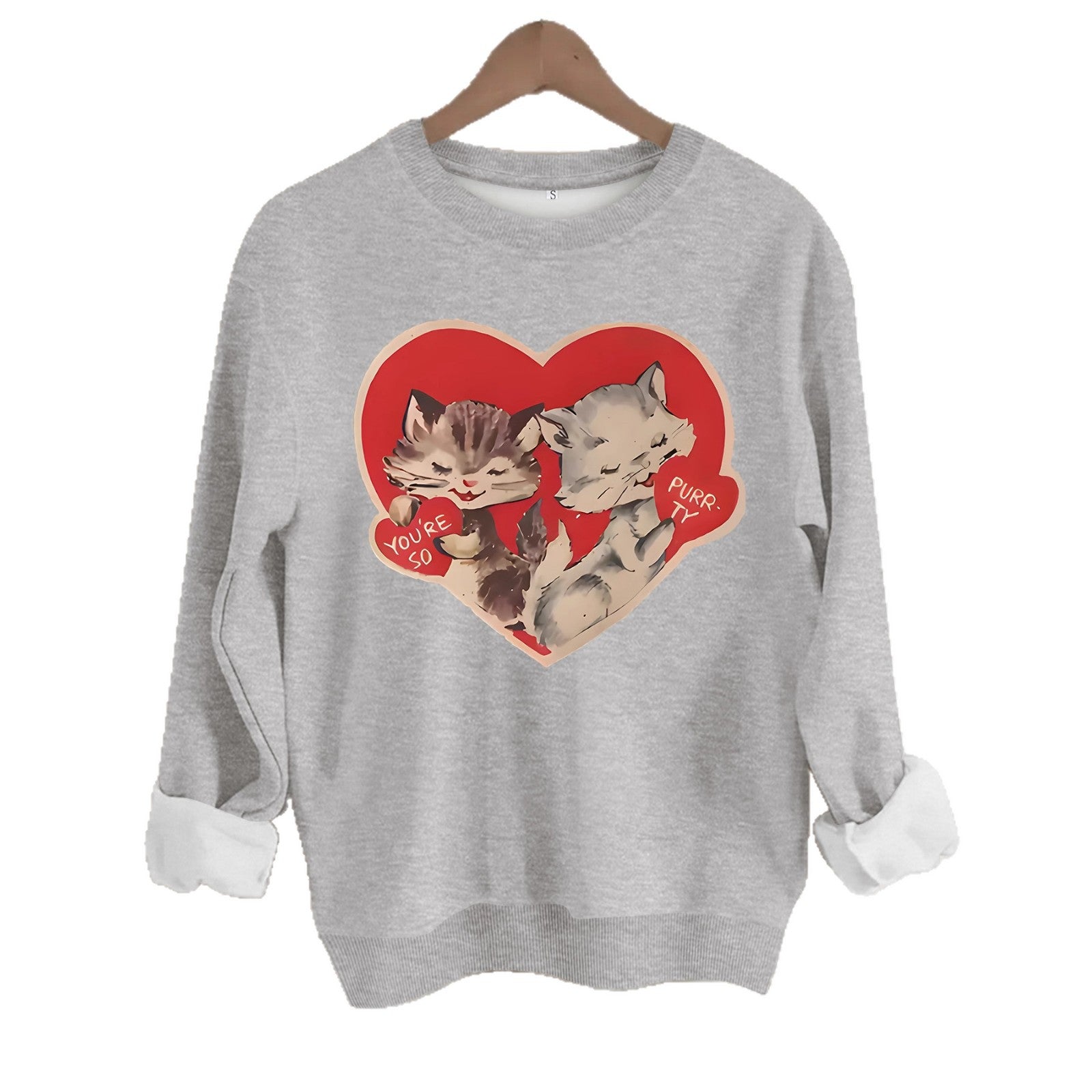 Hoodie cat print